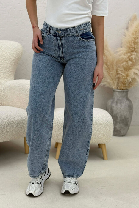 ONE COLOR WOMAN JEANS LIGHTBLUE/BZ - 4