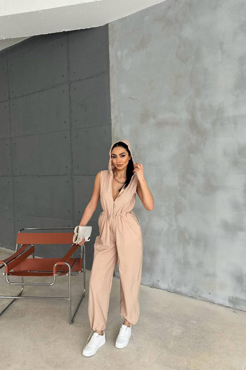 ONE COLOR WOMAN JUMPSUIT BEIGE/BEZHE - 6