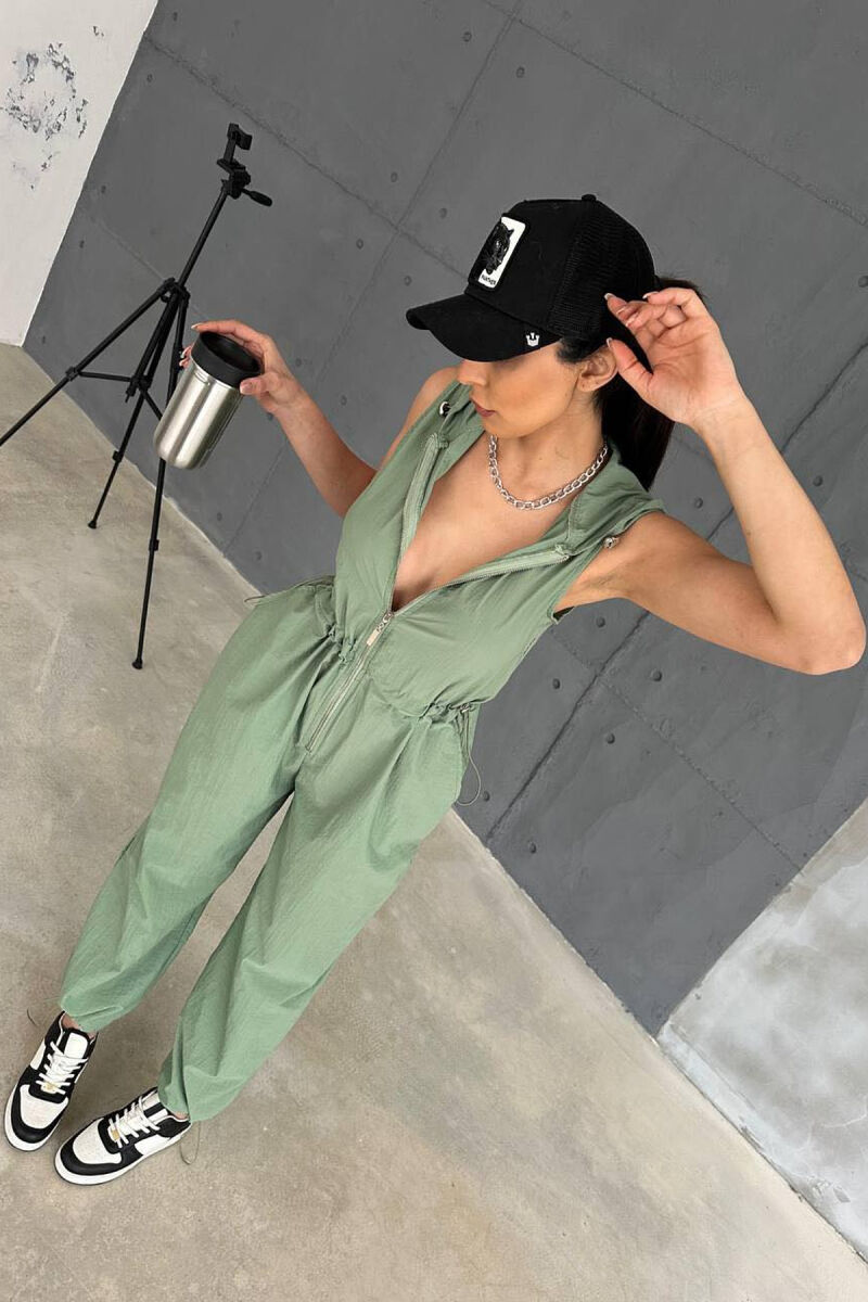 ONE COLOR WOMAN JUMPSUIT MINT/MENTE - 6