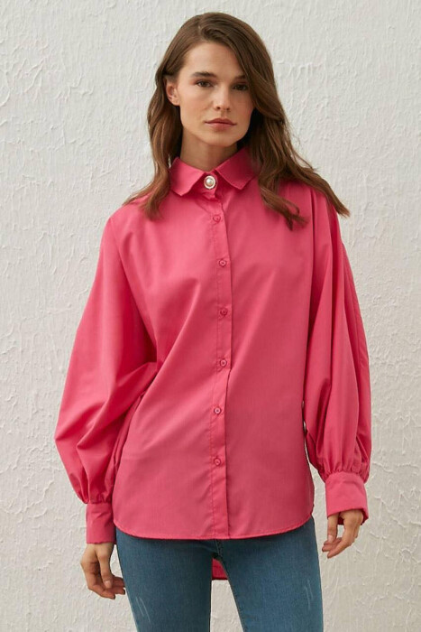 ONE COLOR WOMAN SHIRT FUCHSIA/CIKLAMI - 3