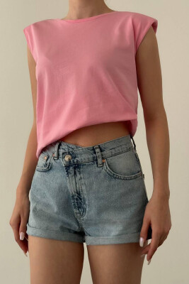 ONE COLOR WOMAN SHIRT PINK/ROZE 