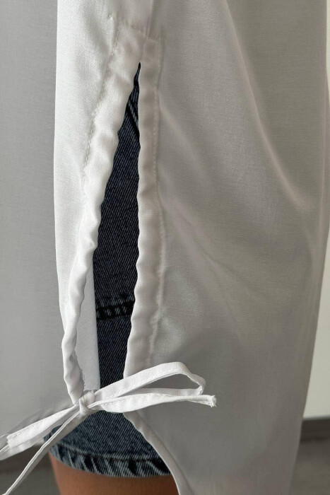 ONE COLOR WOMAN SHIRT WHITE-E BARDHE - 5