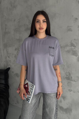 ONE COLOR WOMAN T-SHIRT PURPLE/LEJLA 