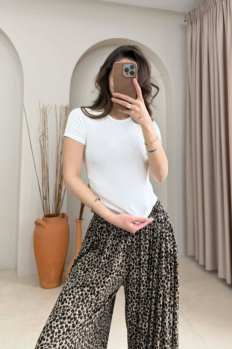 ONE COLOR WOMAN T-SHIRT WHITE-E BARDHE - 1