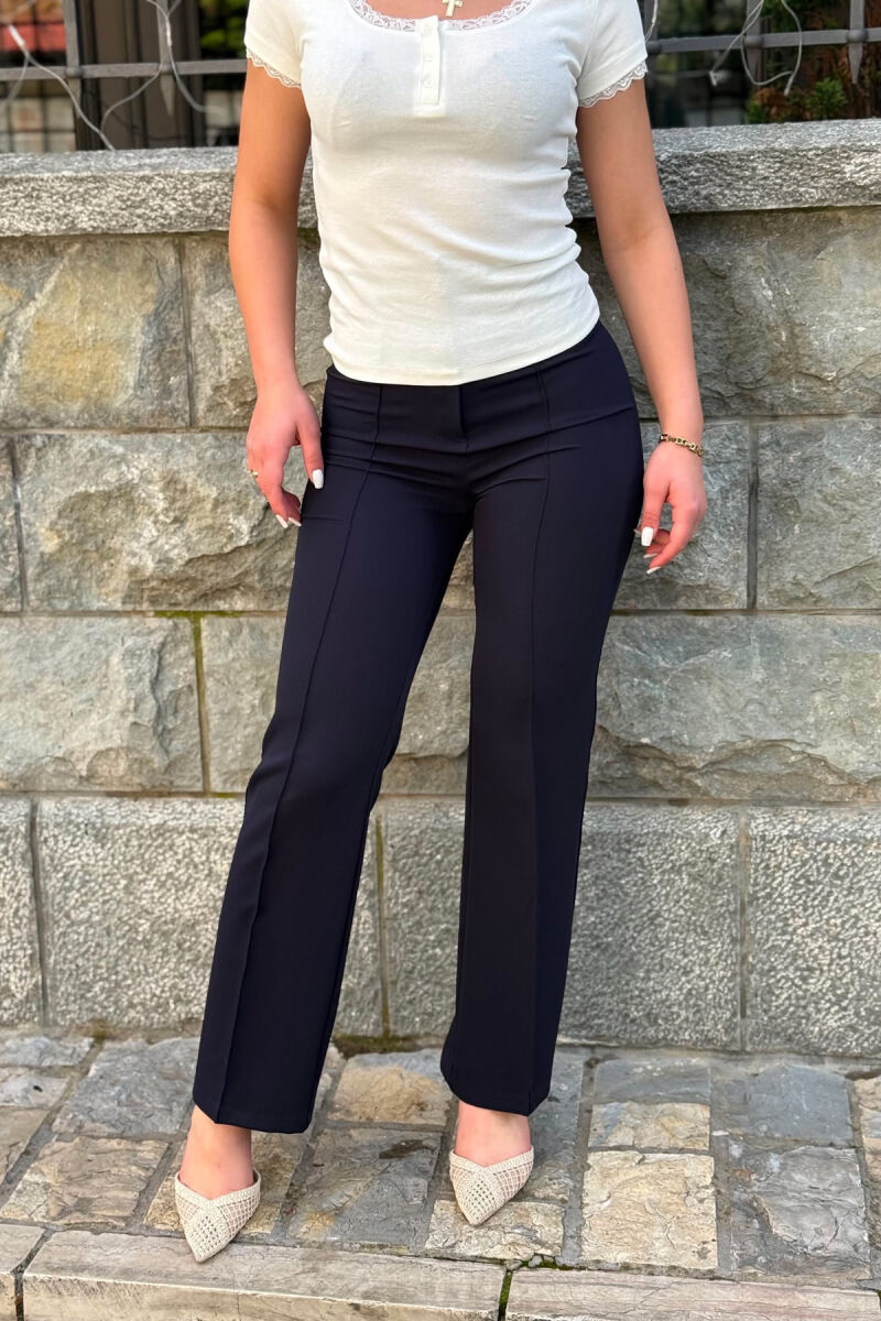 ONE COLOR WOMAN TROUSERS DARK BLUE+BLUE/BLU ERRET+BLU - 4
