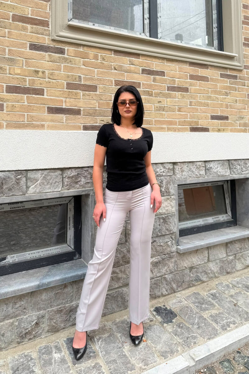 ONE COLOR WOMAN TROUSERS GREY ASH/GRI HIRI - 2