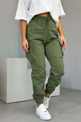 ONE COLOR WOMEN CARGO GREEN/JESHILE 