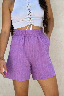ONE COLOR WOMEN SHORTS PURPLE/LEJLA - 1