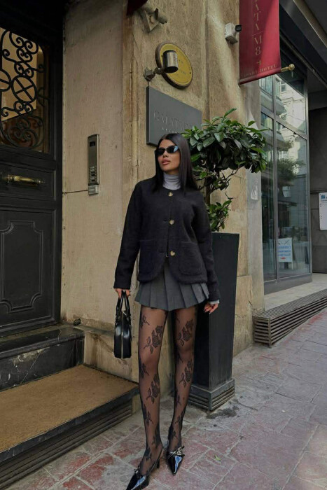 XHAKETE NJE NGJYRESHE PER FEMRA NE NGJYRE TE ZEZE - KLAUDIO FASHION