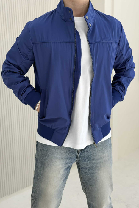 XHAKETË NJË NGJYRËSHE PËR MESHKUJ NË NGJYRËN BLU - KLAUDIO FASHION