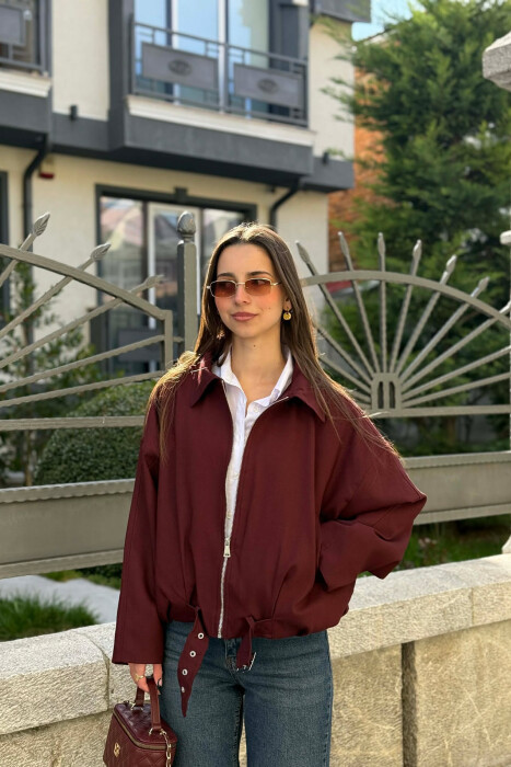 XHAKETE PER FEMRA NE NGJYRE VISHNJE - KLAUDIO FASHION