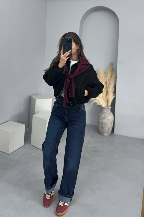 XHAKETE NJE NGJYRESHE ME ZINXHIR PER FEMRA NE NGJYRE TE ZEZE - KLAUDIO FASHION