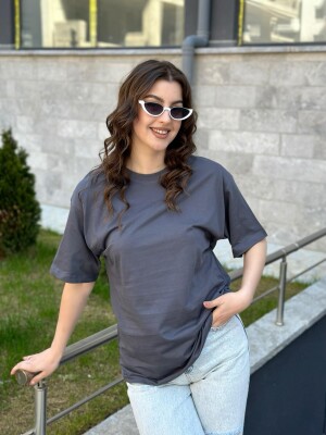 ONE COLORS SIMPLE WOMAN SHIRT DARK GREY/GEE 