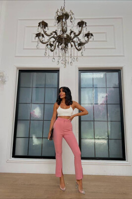 ONE COLOUR WOMAN PANTS LIGHT PURPLE/LEZB 