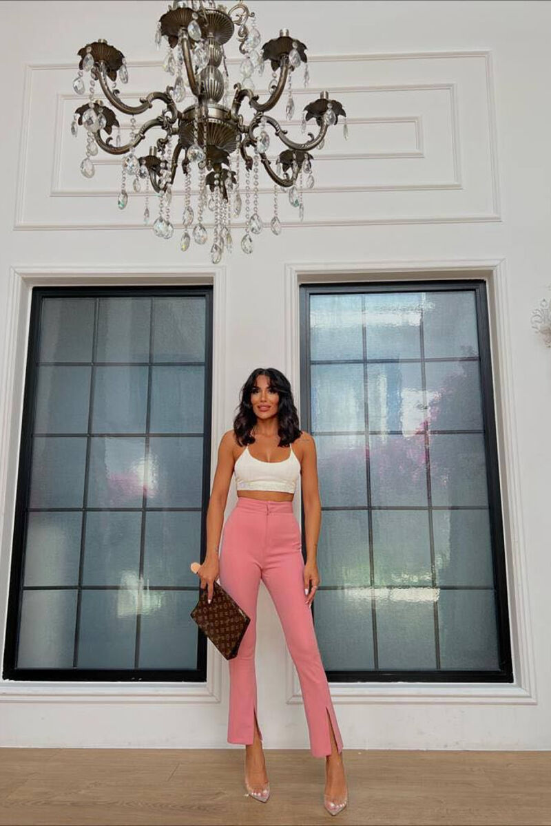 ONE COLOUR WOMAN PANTS LIGHT PURPLE/LEZB - 2