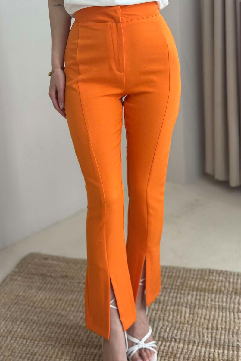 ONE COLOUR WOMAN PANTS ORANGE/PORTOKALLI - 2