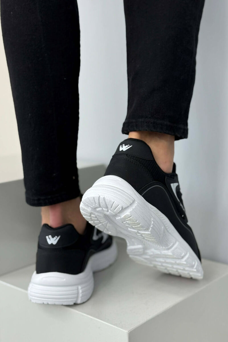 ORCA WRITTING SIMPLE MEN SNEAKERS WHITE-BLACK/BAZE - 3