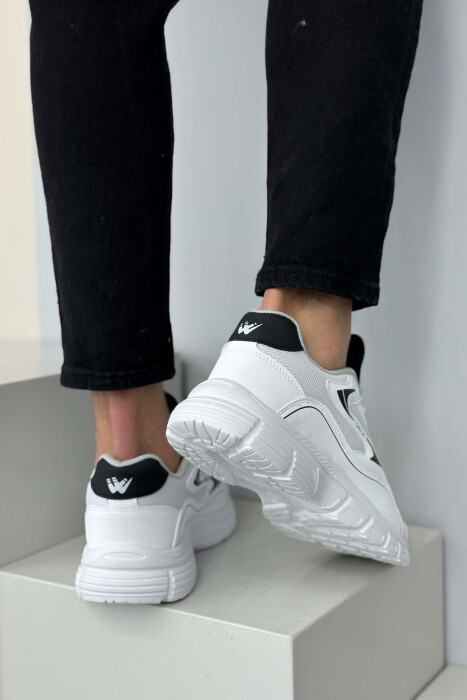 ORCA WRITTING SIMPLE MEN SNEAKERS WHITE-E BARDHE - 3