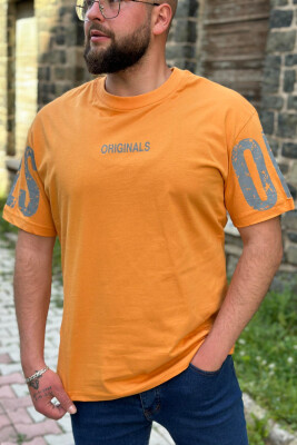 ORIGINALS ONE COLOR COTTON MEN T-SHIRT ORANGE/PORTOKALLI 