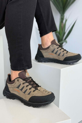 OUTDOOR TRAIL LACING MEN SNEAKERS BROWN/KAFE 