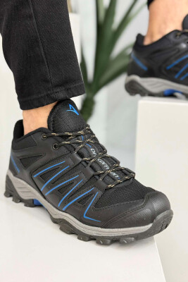 OUTDOOR TRAIL MEN SNEAKERS BLACK-BLUE/ZEBL 