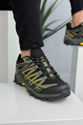 OUTDOOR TRAIL MEN SNEAKERS GREEN/YELLOW/JEVE 