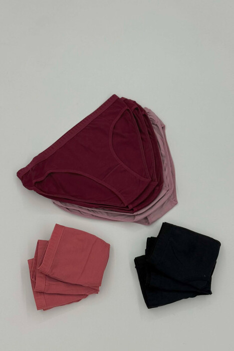 PACK OF 12 PAIR ONE COLOR WOMAN BRIEFS MULTIPLE/SHNGJ - 2