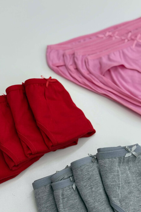 PACK OF 12 PAIR ONE COLOR WOMAN BRIEFS MULTIPLE/SHNGJ - 3