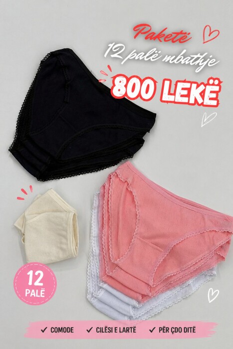 PAKETE 12 PALE MBATHJE NJE NGJYRESHE PER FEMRA - KLAUDIO FASHION