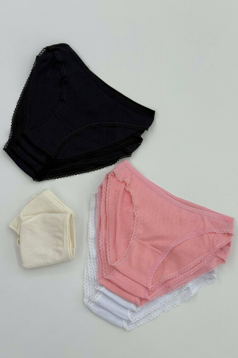 PACK OF 12 PAIR ONE COLOR WOMEN BRIEFS MULTIPLE/SHNGJ - 2