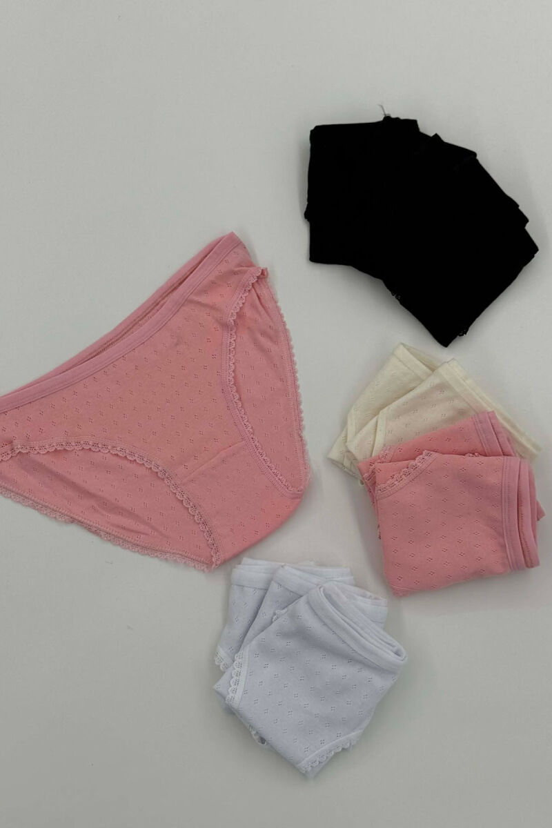 PACK OF 12 PAIR ONE COLOR WOMEN BRIEFS MULTIPLE/SHNGJ - 4