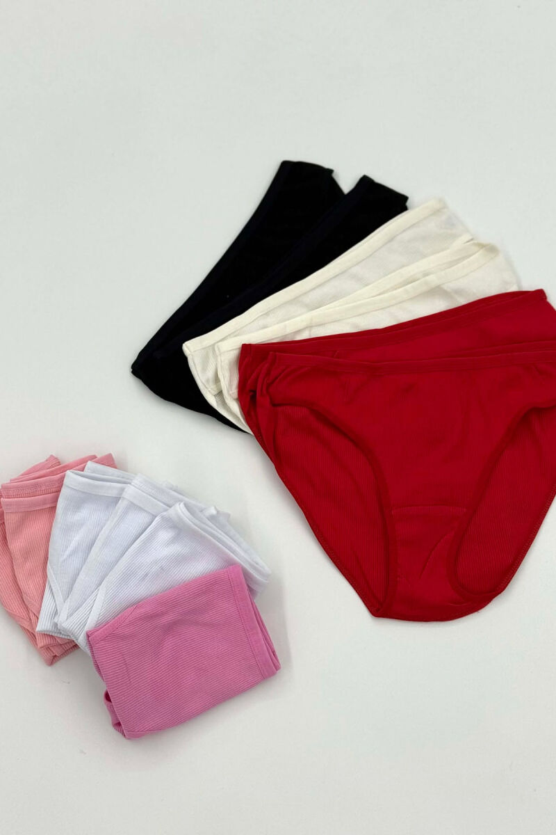 PACK OF 12 PAIR SIMPLE WOMAN BRIEFS MULTIPLE/SHNGJ - 2