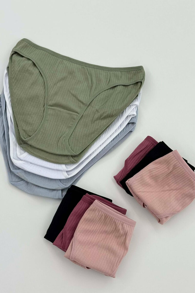 PACK OF 12 PAIR SIMPLE WOMEN BRIEFS MULTIPLE/SHNGJ - 4