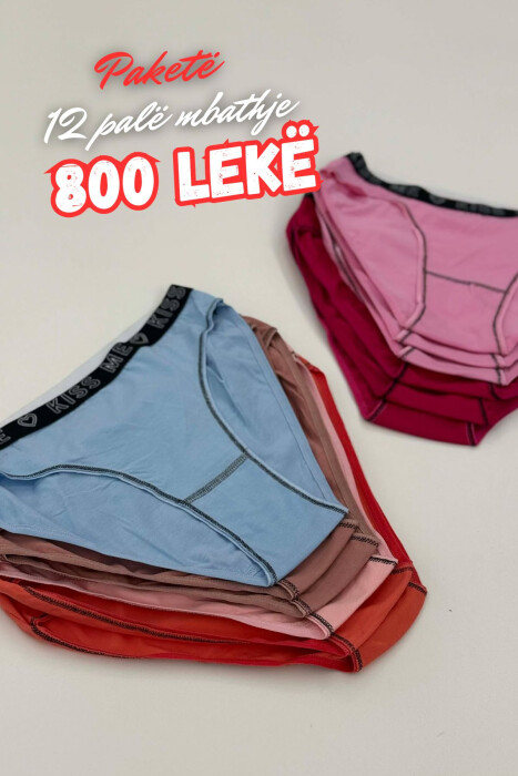 PAKETE 12 PALE MBATHJE SHUME NGJYRESHE PER FEMRA - KLAUDIO FASHION