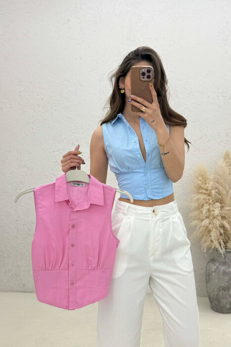 PACK OF 2 PIECES SLEEVELESS WOMAN SHIRT MULTIPLE/SHNGJ - 2