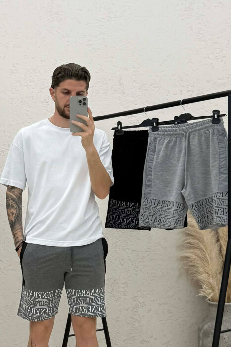 PACK OF 3 PIECE NEW GENERATION ZIPPER POCKETS MEN SHORTS MULTIPLE/SHNGJ - 3