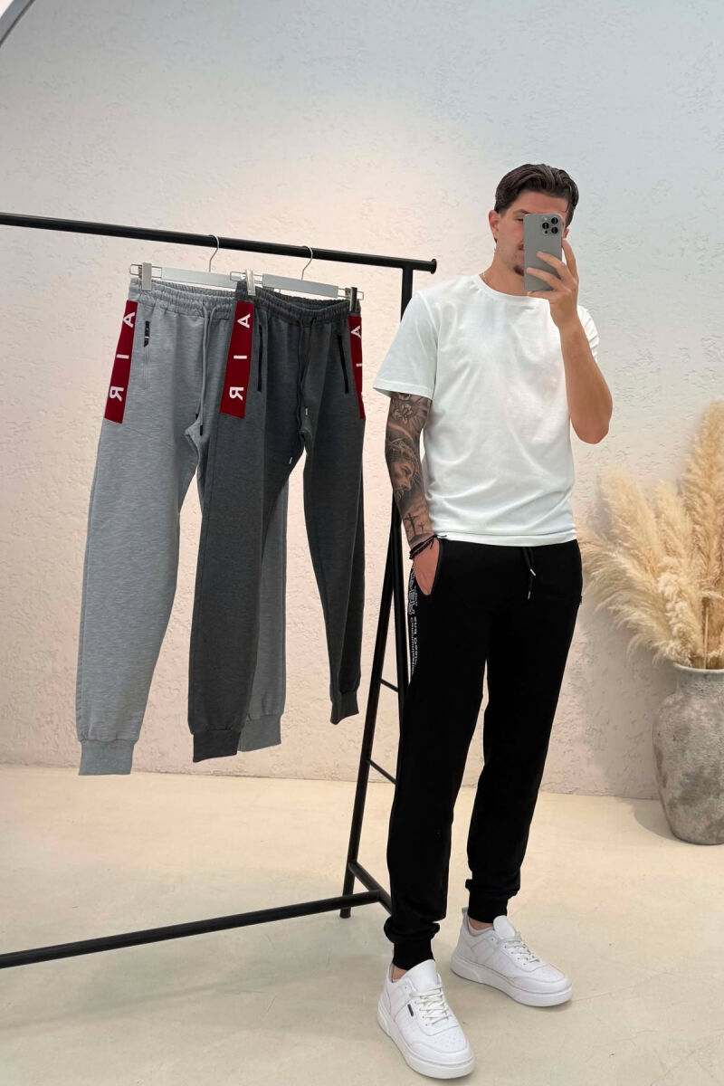 PACK OF 3 PIECES COTTON ONE COLOR MEN SWEATPANTS MULTIPLE/SHNGJ - 2