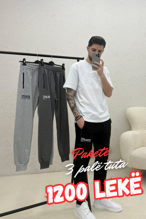 PACK OF 3 PIECES MEN SWEATPANTS MULTIPLE/SHNGJ - 