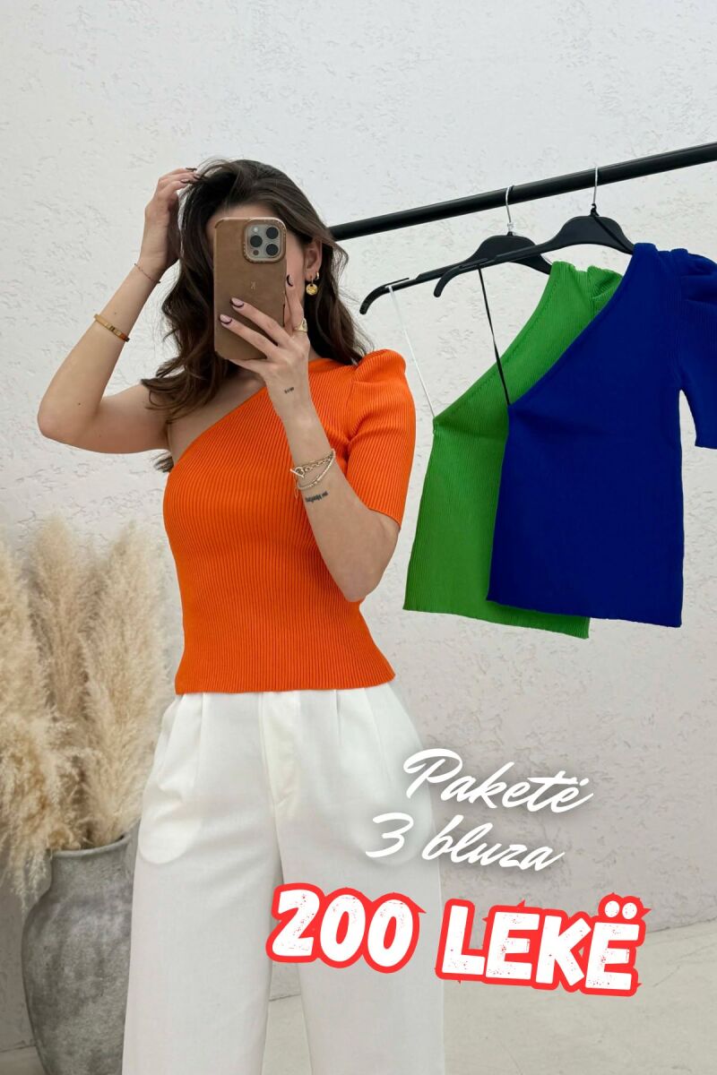 PACK OF 3 PIECES ONE ARM SIMPLE WOMAN TOPS MULTIPLE/SHNGJ - 1