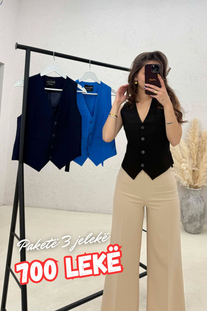 PACK OF 3 PIECES ONE COLOR SIMPLE WOMAN VESTS MULTIPLE/SHNGJ - 1