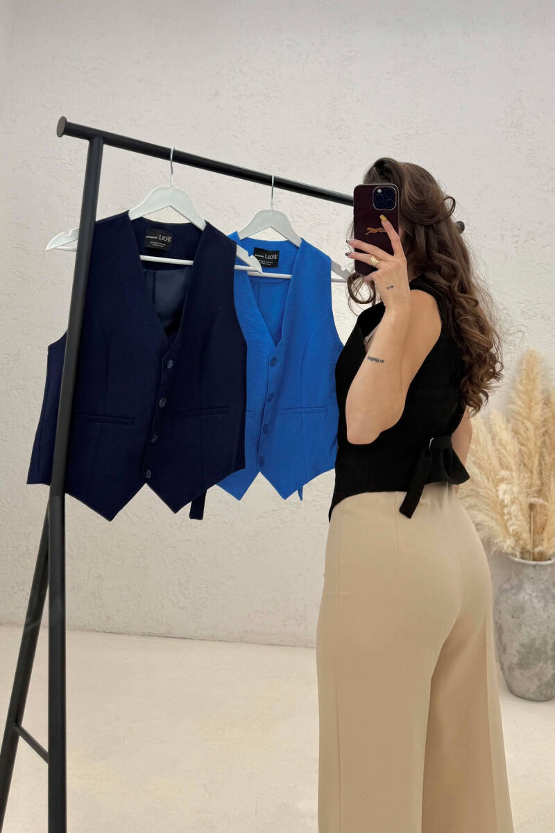 PACK OF 3 PIECES ONE COLOR SIMPLE WOMAN VESTS MULTIPLE/SHNGJ - 2