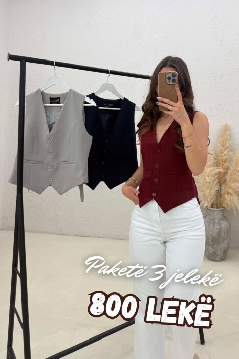 PAKETE 3 JELEKE NJE NGJYRESH PER FEMRA SHUMENGJYRESH - KLAUDIO FASHION