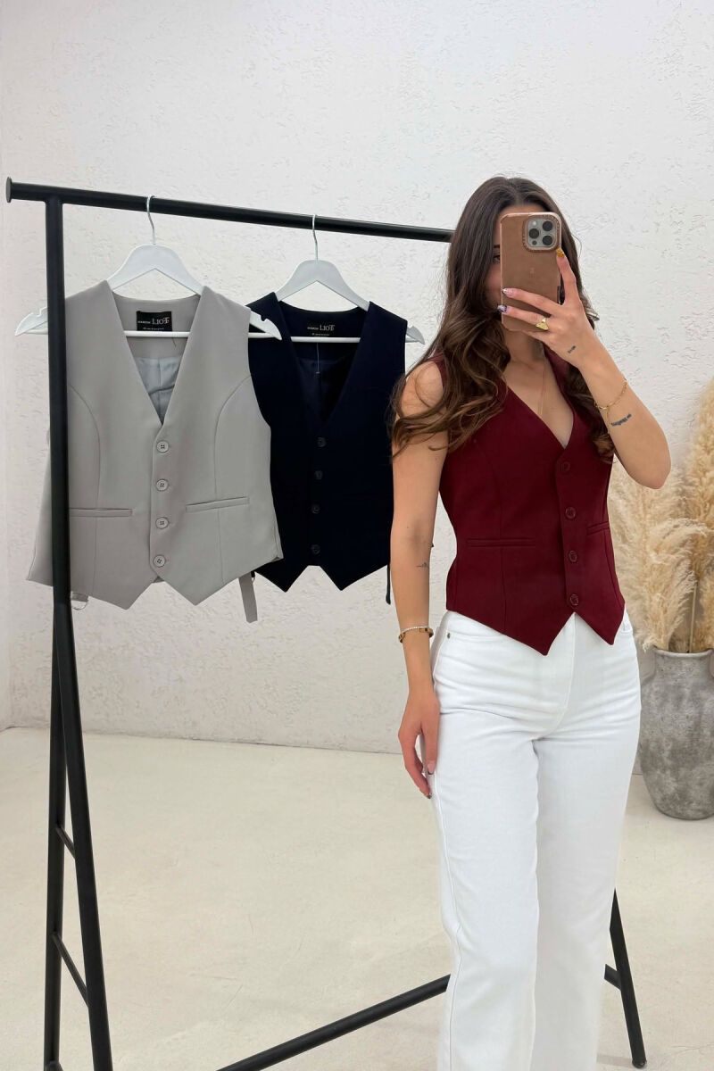 PACK OF 3 PIECES ONE COLOR WOMAN VESTS MULTIPLE/SHNGJ - 2