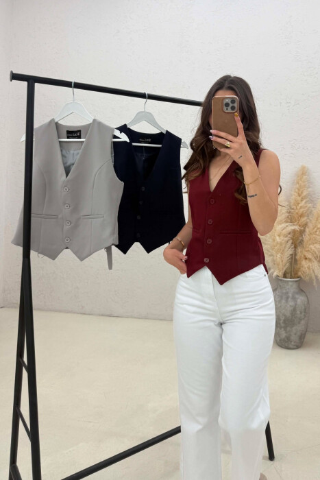 PACK OF 3 PIECES ONE COLOR WOMAN VESTS MULTIPLE/SHNGJ - 3