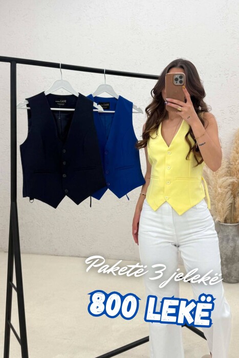 PACK OF 3 PIECES ONE COLOR WOMAN VESTS MULTIPLE/SHNGJ - 1