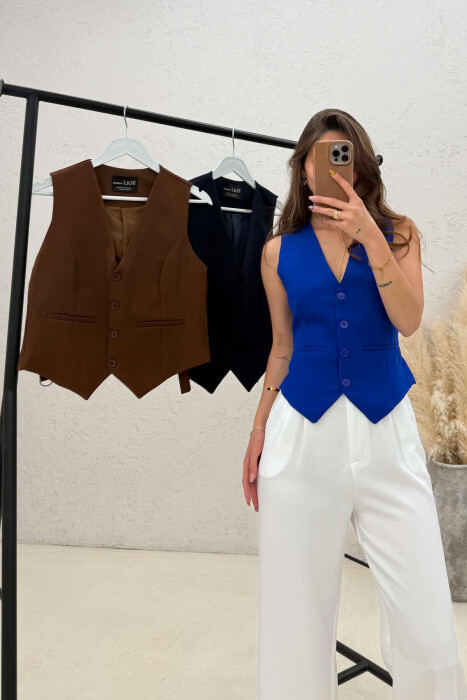 PACK OF 3 PIECES ONE COLOR WOMAN VESTS MULTIPLE/SHNGJ - 2