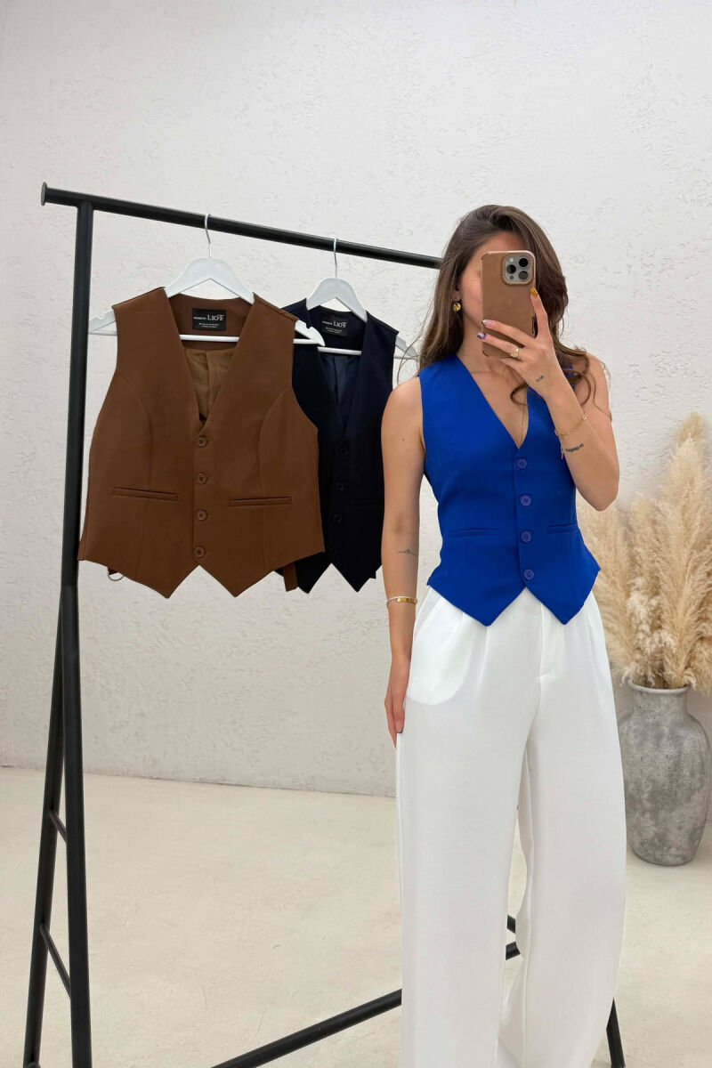 PACK OF 3 PIECES ONE COLOR WOMAN VESTS MULTIPLE/SHNGJ - 4
