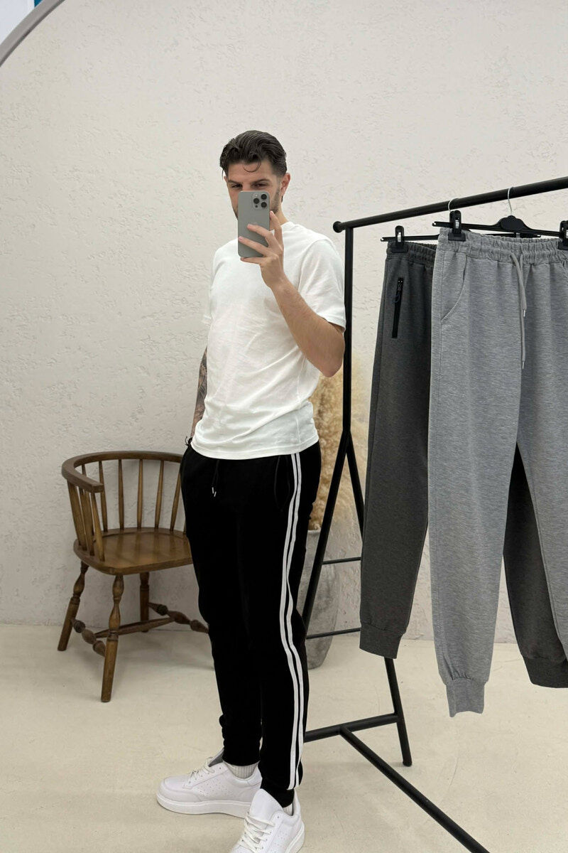 PACK OF 3 PIECES SIMPLE COTTON MEN SWEATPANTS MULTIPLE/SHNGJ - 3