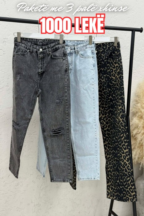 PACK OF 3 PIECES WOMAN JEANS MULTIPLE/SHNGJ - KLAUDIO FASHION
