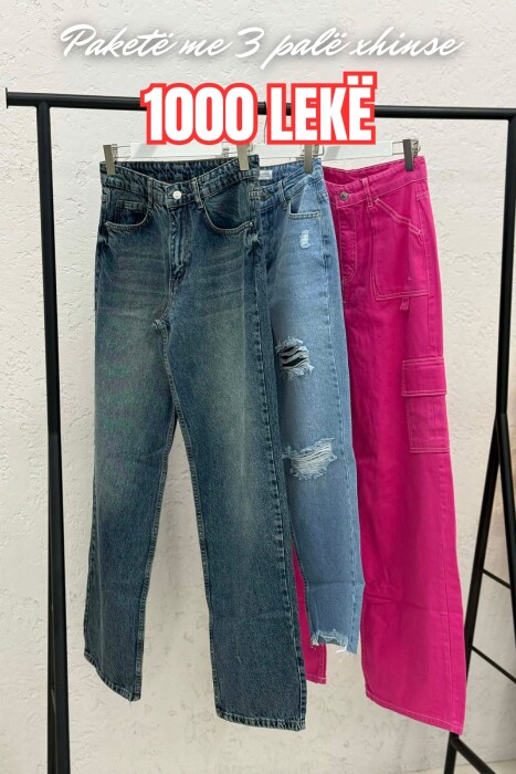 PACK OF 3 PIECES WOMAN JEANS MULTIPLE/SHNGJ - KLAUDIO FASHION